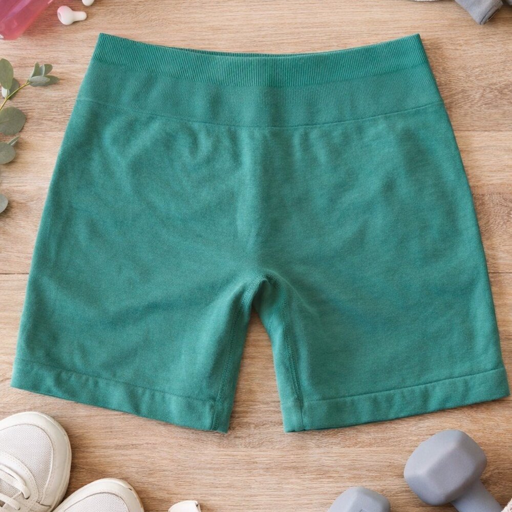 Aurola Green Workout Shorts